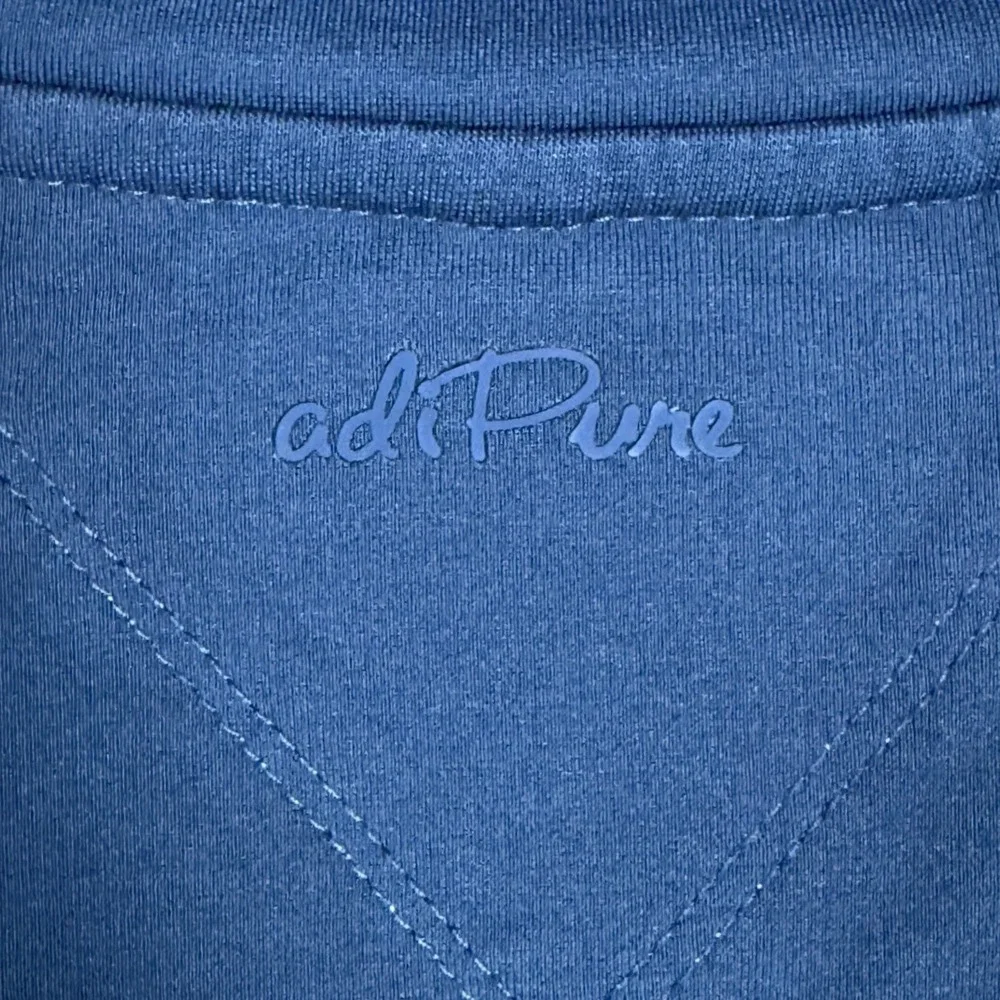 Adidas adiPure Mens XL Quarter Zip Pullover Navy Blue Sand Creek Golf Sweater